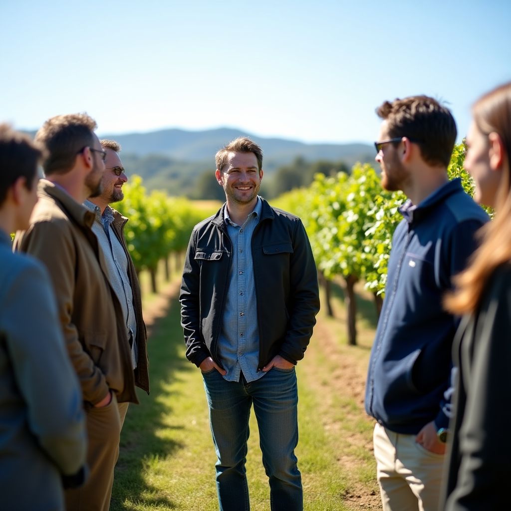 Vineyard tour with winemaker